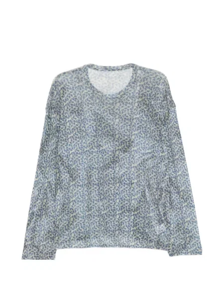 Graficzny top Jnby z nadrukiem niebieski