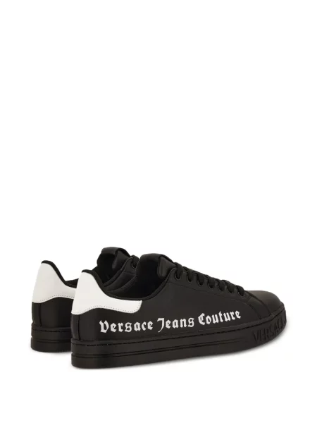 Маратонки Versace Jeans Couture с автограф черно