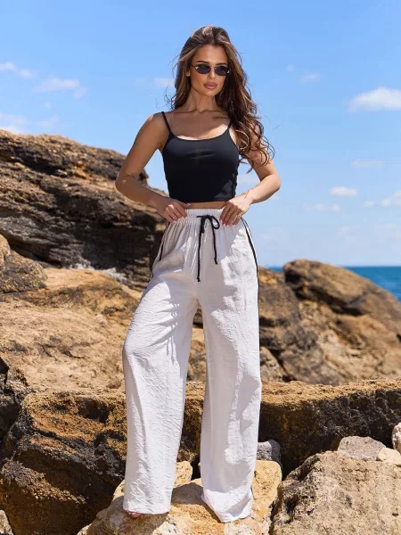 Льняные брюки Issa Plus