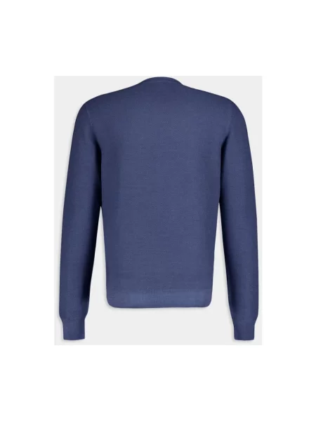Sweter Boglioli elegancki niebieski