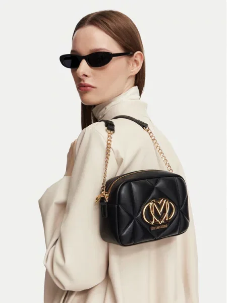 Love Moschino Torba preko ramena zlatna crna
