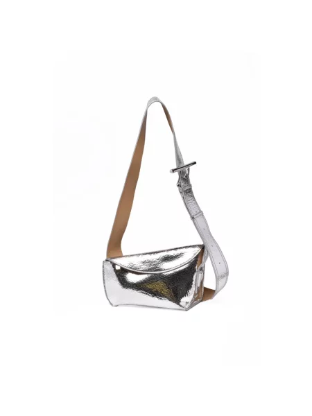 Torebka Alexander Mcqueen skórzana szara