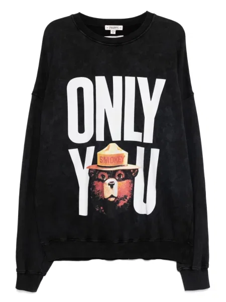 Суитчър Stain Shade с принт черно