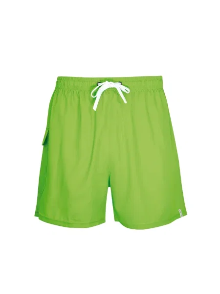 Wavebreaker Plavecké šortky světle zelená bílá