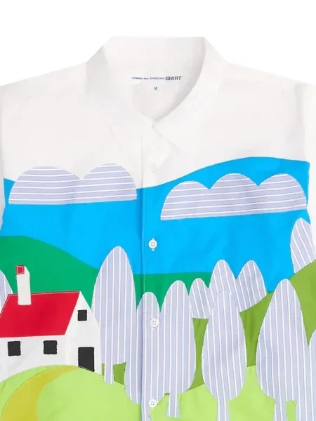 Cămașă Comme Des Garçons Shirt cu imagine alb