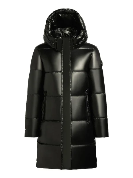 Khujo Palton de iarnă Haya' negru