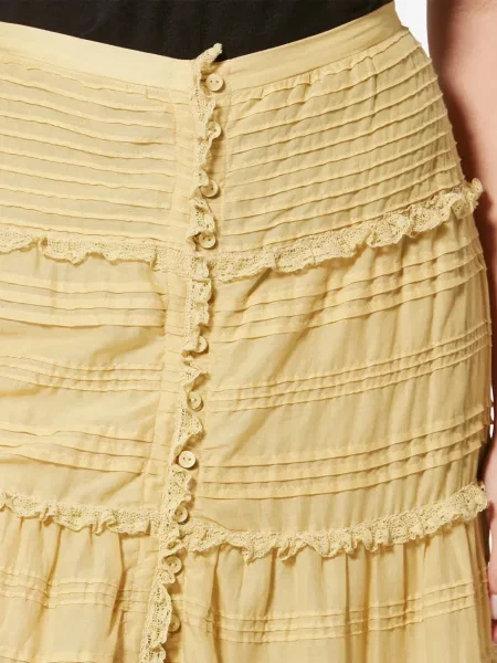 Fusta maxi Marant Etoile galben
