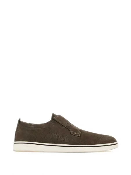 Pantofi loafer Ferragamo din piele gri