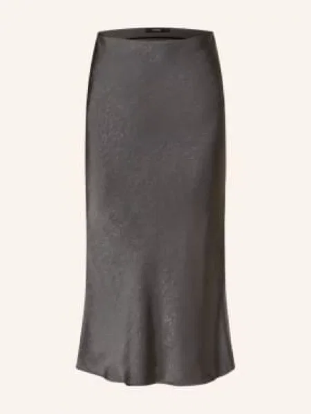 Someday Spódnica Satynowa Odini silber szara