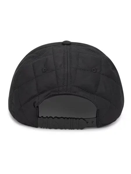 Czapka z daszkiem Moschino czarna