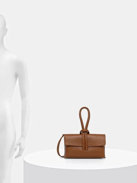 Шкіряна сумка Answear.LAB коричневий