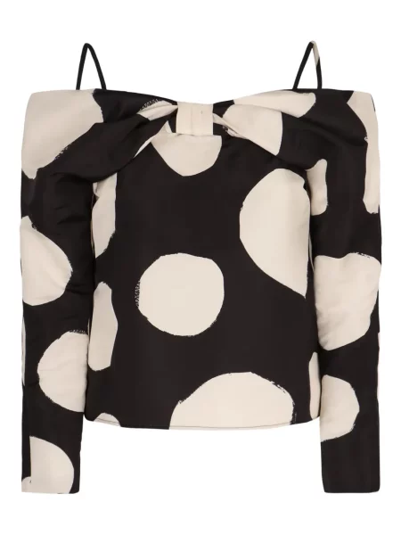 Bluză Nina Ricci maro