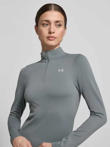 Bluzka z długim rękawem ze stójką i zamkiem błyskawicznym Under Armour