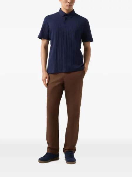 Tricou polo Bogner tricotate albastru