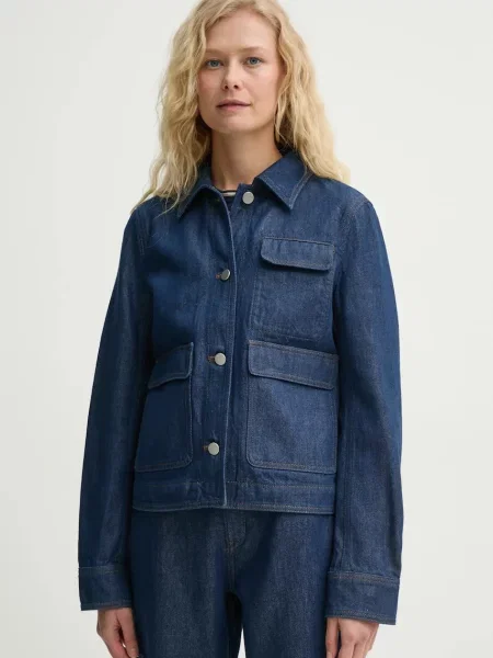 Theory geaca jeans marin de tranzitie albastru