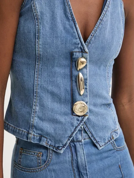 Simona Corsellini жилет джинсовий