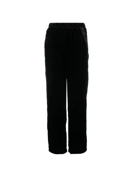 Welurowe spodnie Gold Hawk czarne