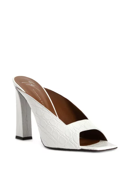 Sandale Giuseppe Zanotti din piele alb