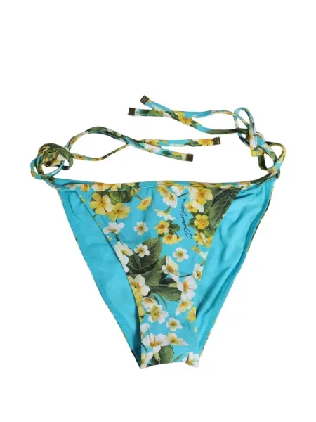 Virágos bikini Dolce & Gabbana nyomtatás kék