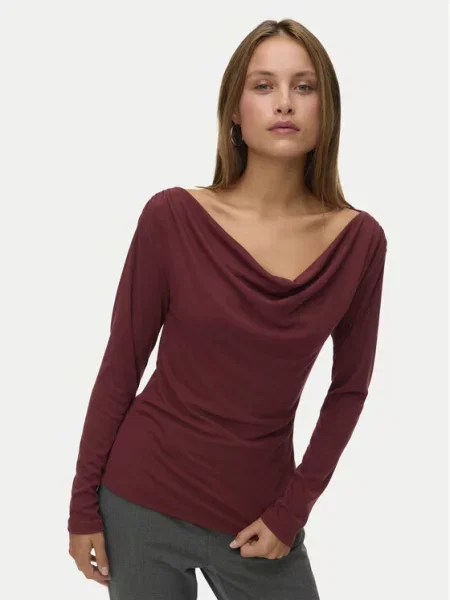 Vero Moda Bluză Ice Vișiniu