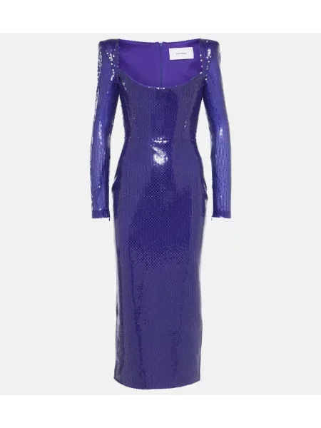 Rochie midi Alex Perry până la genunchi de costum albastru