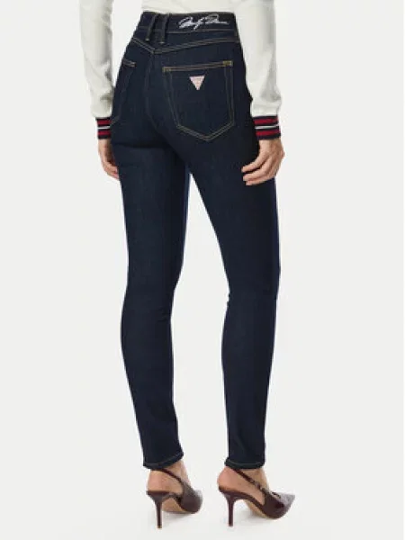 Guess Džinsai Tamsiai Skinny Fit mėlyna