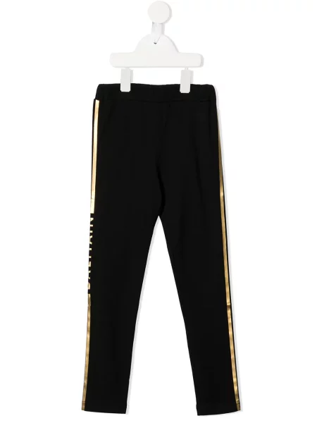 Legginsy dziecięce Balmain czarne