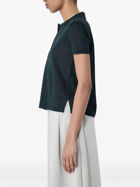 Tricou Lacoste tricotate verde