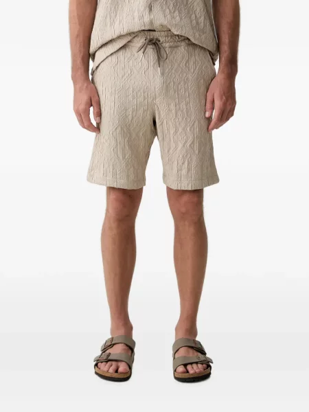 Pantaloni scurți Lindbergh din jacard cu cordon