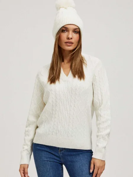 Căciulă Marisse cu perle albastru