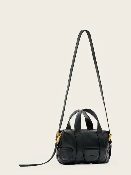 Шкіряна сумочка AllSaints чорний