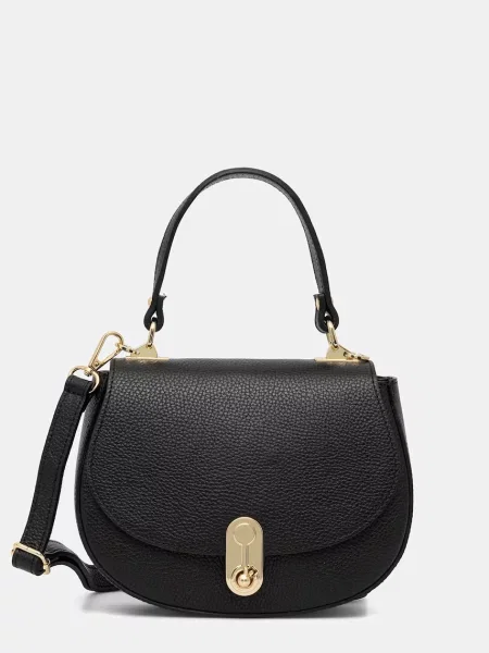 Answear.LAB geantă crossbody de femei din piele negru