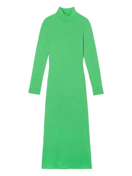 Rochie maxi Sunnei până la genunchi de costum verde