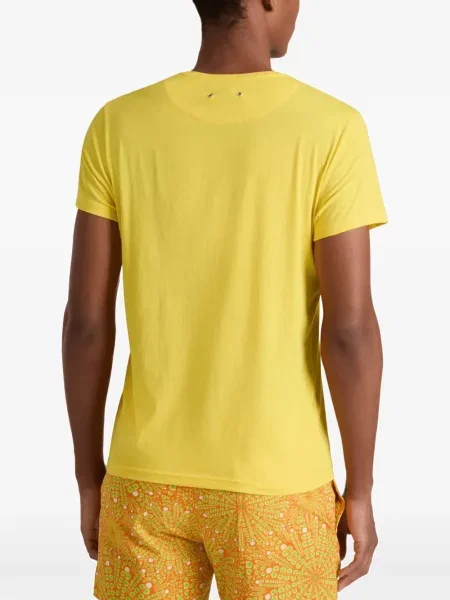 Tricou Vilebrequin cu imagine galben