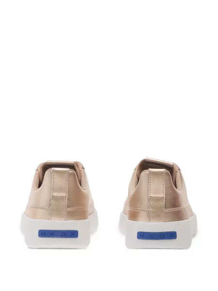 Fűzős csipkés sneaker Geox rózsaszín