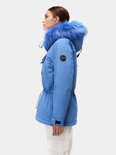 Анорак Napapijri поліамід/еластан синій