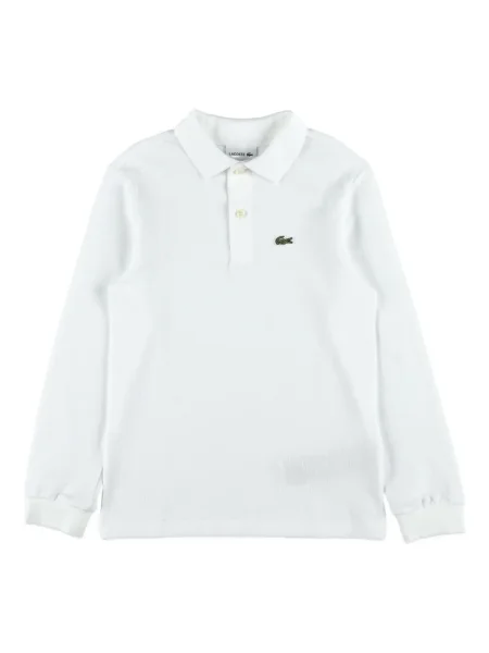 Koszulka polo dziecięca Lacoste biała