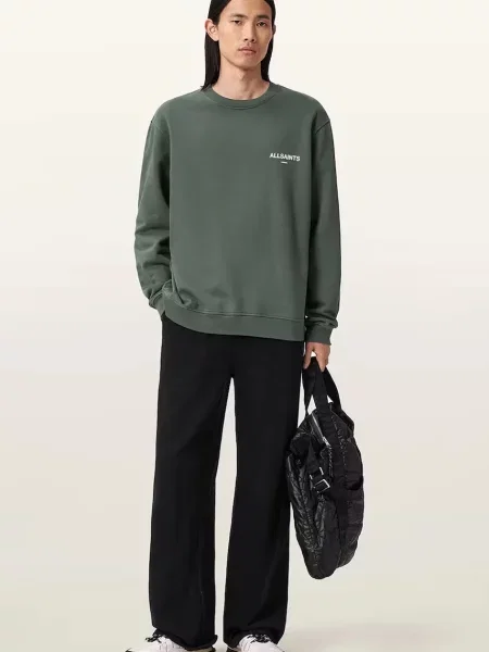 Кофта AllSaints візерунок зелений