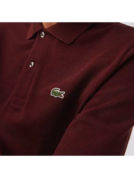 Lacoste поло бордове