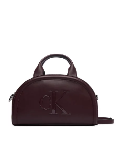 Calvin Klein torebka crossbody z imitacji skóry brązowa