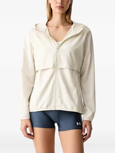 Geacă Under Armour cu glugă alb