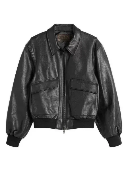 Kurtka skórzana Nothing Written klasyczna czarna