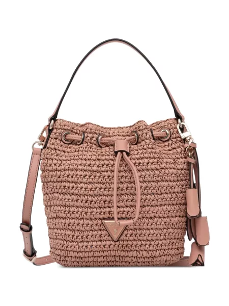 Kézitáska Guess rózsaszín