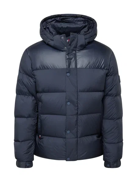 Tommy Hilfiger Vatovaná bunda Tmavomodrá