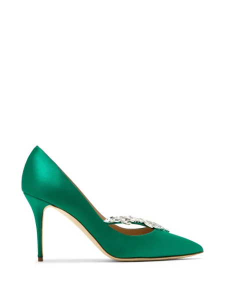 Körömcipő Manolo Blahnik zöld