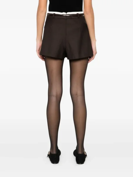 Pantaloni scurți Maje plisate maro