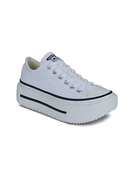 Superge Converse Chuck Taylor All Star s platformo bela