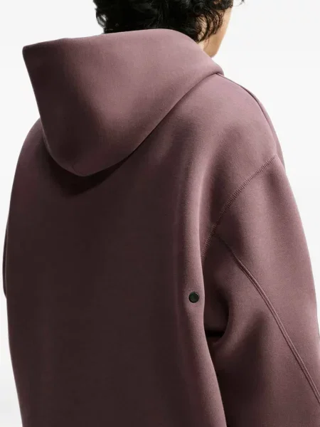 Leggings Nike alergare din fleece cu cordon albastru