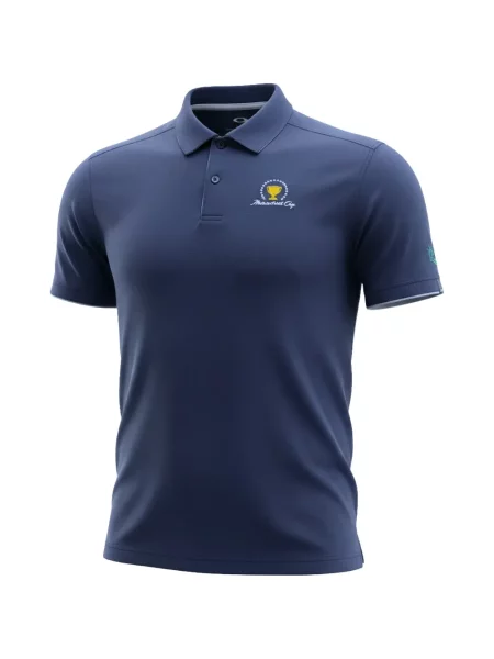 Tricou polo Oakley albastru