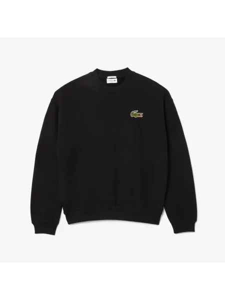 Lacoste Bluza Z Luźnym Krojem I Naszywką czarna